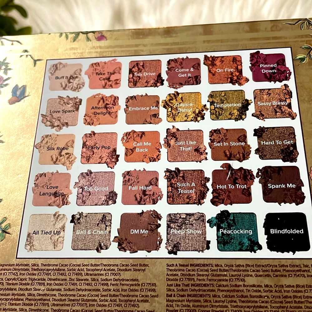 🩷💛TOO FACED®️Beautiful Limited Edition Eye Shadow Palette 💛🩷